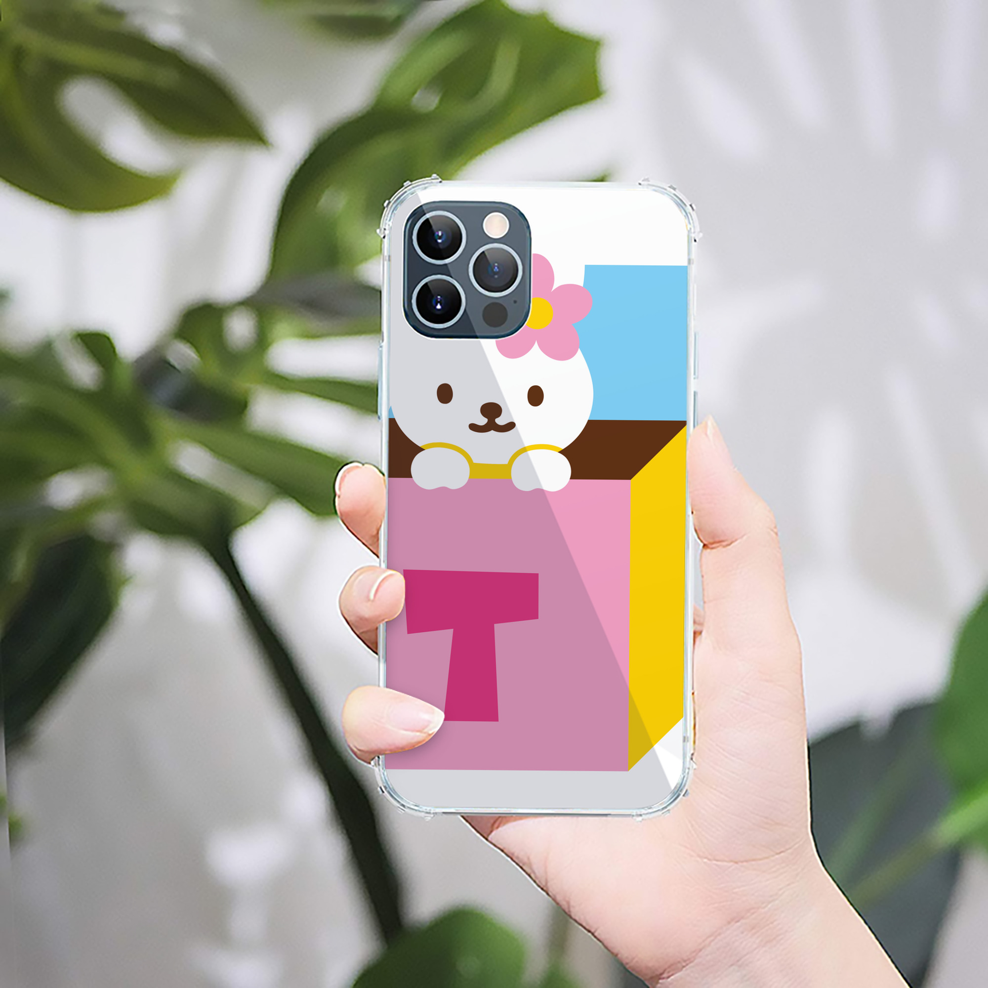 （画像用） Hello Kitty ハローキティ 【iPhone 12シリーズ対応】透明スマホケース（クリアソフトケース）